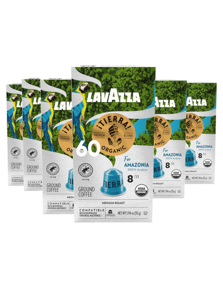 Cápsulas de Espresso Lavazza Tierra Amazonia 60 Unidades Orgánico Cápsulas de Espresso Lavazza Tierra Amazonia 60 Unidades Orgánico