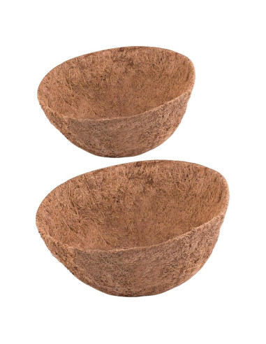 Forros de Coco Rimonasure 14" Redondos para Macetas - 2 Piezas