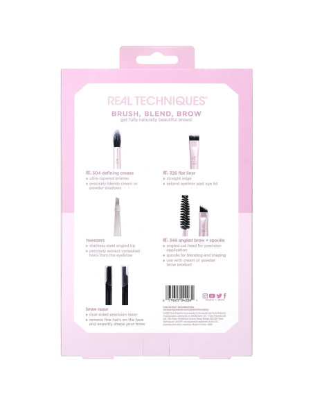 Conjunto de Brochas de Maquillaje Real Techniques 5 Piezas Conjunto de Brochas de Maquillaje Real Techniques 5 Piezas