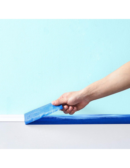 Cinta de pintor azul Amazon Basics, 6 rollos 4.8 cm x 54.9 m Cinta de pintor azul Amazon Basics, 6 rollos 4.8 cm x 54.9 m