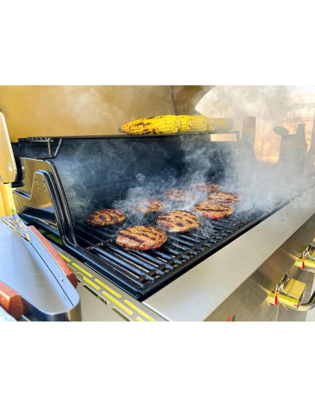Rejillas de hierro fundido EasiBBQ para Charbroil 3 quemadores Rejillas de hierro fundido EasiBBQ para Charbroil 3 quemadores