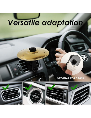 Platillo de Ventilación de Coche GIOREFAY Oro Mini Clip