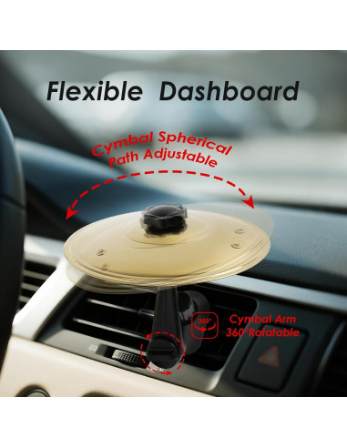 Platillo de Ventilación de Coche GIOREFAY Oro Mini Clip
