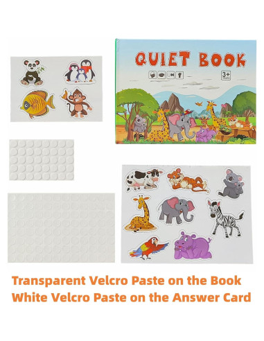 Libro Silencioso Montessori MIKNEKE para Niños 3+ Años