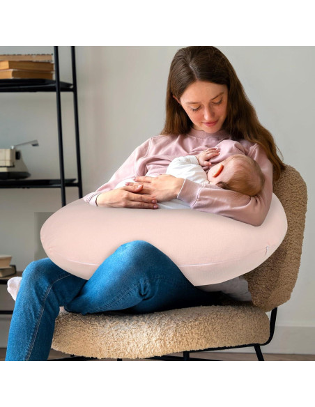 Funda de Almohada de Lactancia Jundetye Rosa Muselina 53x68 cm Funda de Almohada de Lactancia Jundetye Rosa Muselina 53x68 cm