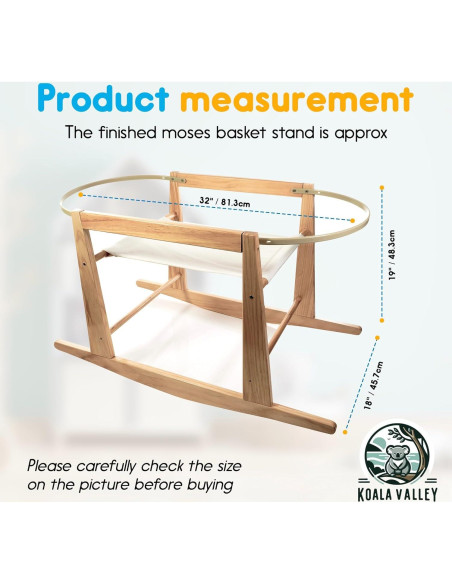 Soporte de Cesta de Moisés Mainefield Pacific - Madera Natural Soporte de Cesta de Moisés Mainefield Pacific - Madera Natural