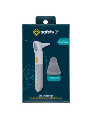 Otoscopio de oído Safety 1st IH481, Luz LED y Punta Suave