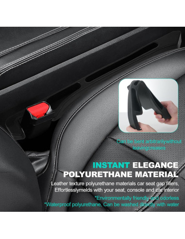 Organizador de Relleno de Espacio en el Asiento del Coche 2PCS PARAROSE
