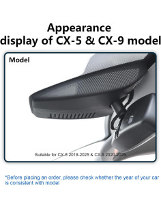 Cámara Dash 4K Delantera y 1080P Trasera Mangoal para Mazda 2