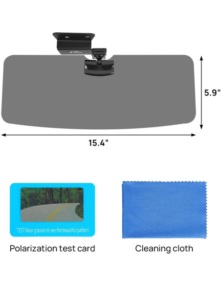 Extensor de Visera Solar JOYTUTUS para Jeep Wrangler 2018-2025 Extensor de Visera Solar JOYTUTUS para Jeep Wrangler 2018-2025