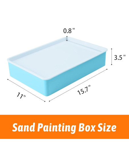 Caja de Luz PreTrans para Pintura de Arena - Azul, 3 Temperaturas Caja de Luz PreTrans para Pintura de Arena - Azul, 3 Temperaturas