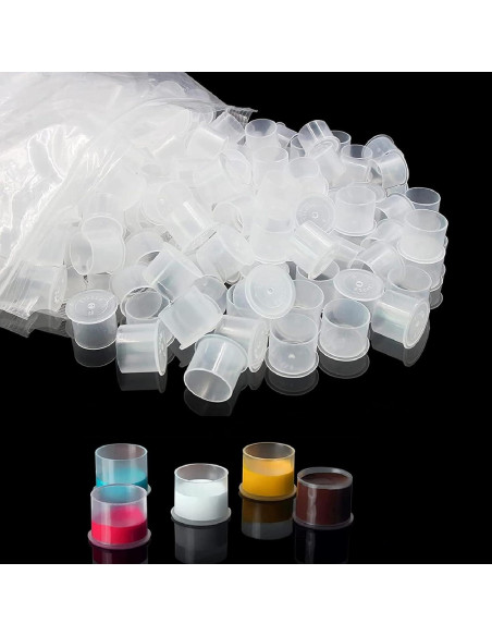 Tazas de Tinta para Tatuajes SOTICA 300pcs Tamaños Mixtos Tazas de Tinta para Tatuajes SOTICA 300pcs Tamaños Mixtos