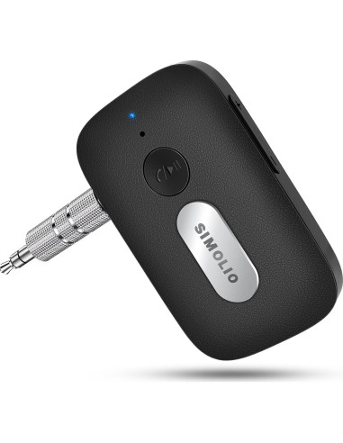 Auriculares Infrarrojos Inalámbricos SIMOLIO + Adaptador Bluetooth AUX