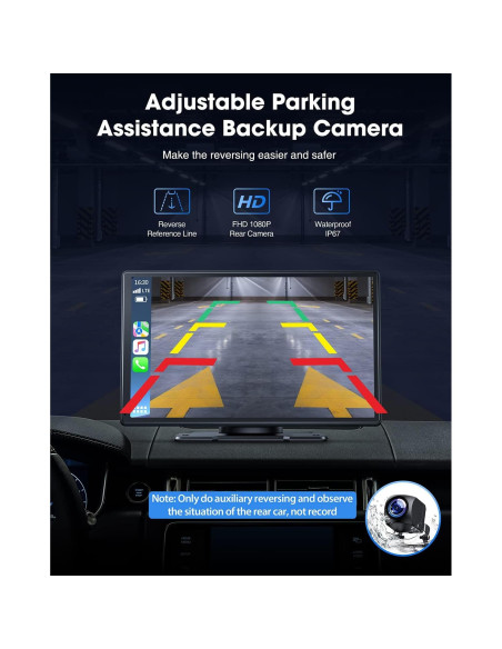 Estéreo Inalámbrico 9 Pulgadas LAMTTO con Carplay y GPS Estéreo Inalámbrico 9 Pulgadas LAMTTO con Carplay y GPS