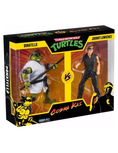 Figuras de Acción Playmates TMNT Donatello y Johnny Lawrence 15 cm