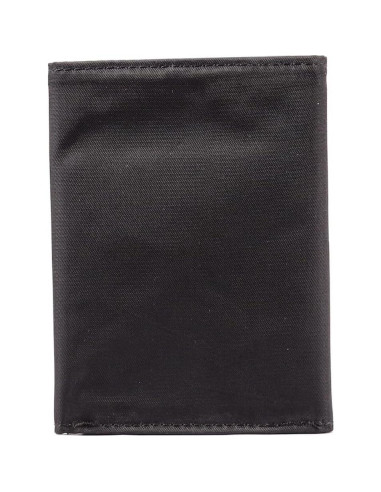 Cartera delgada Big Skinny RFID para hombres, negra, 25 tarjetas