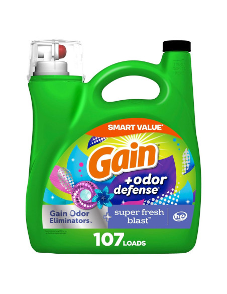 Detergente Líquido para Ropa Gain 4546 ml Aroma Super Fresco Detergente Líquido para Ropa Gain 4546 ml Aroma Super Fresco