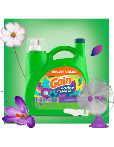 Detergente Líquido para Ropa Gain 4546 ml Aroma Super Fresco