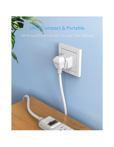 Adaptador de Enchufe Universal BESTEK 8 en 1 para Viaje