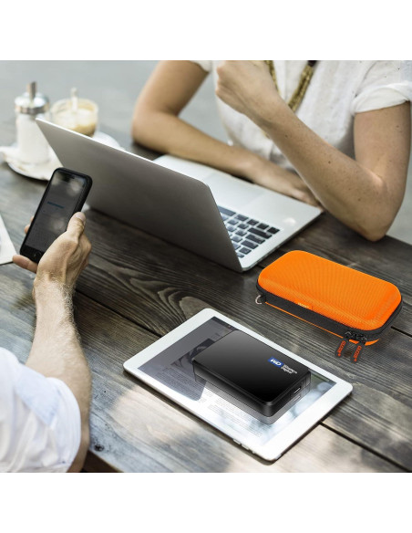 Funda Dura EVA Naranja GLCON para Disco Duro y Accesorios Funda Dura EVA Naranja GLCON para Disco Duro y Accesorios