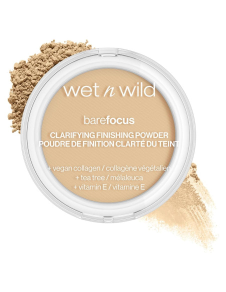 Polvo Acabado Aclarador Wet n Wild Bare Focus Claro-Medio Polvo Acabado Aclarador Wet n Wild Bare Focus Claro-Medio