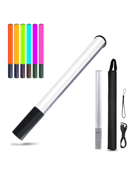 Varita de Luz LED RGB Hityeneed con Trípode y Control Remoto Varita de Luz LED RGB Hityeneed con Trípode y Control Remoto