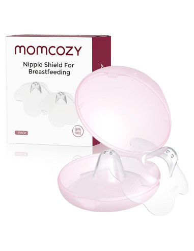 Momcozy Protector de Pezón Floral 24mm para Lactancia - 1 Par