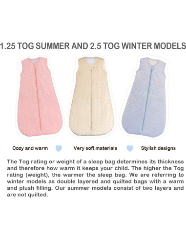 Saco de Dormir para Bebés Baby in a Bag 2.5 Tog Invierno Amarillo