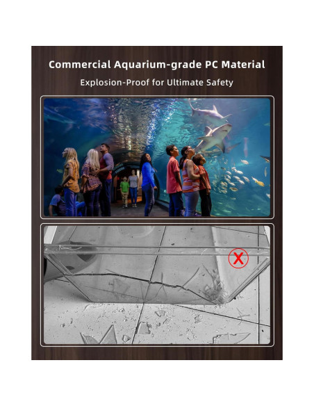 Kit Acuario de 14.4 Litros Yumentor con Bomba y Luz LED Kit Acuario de 14.4 Litros Yumentor con Bomba y Luz LED