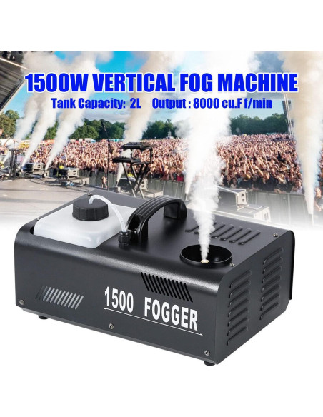 Máquina de Niebla TCFUNDY 1500W Vertical 2PCS Control Remoto Máquina de Niebla TCFUNDY 1500W Vertical 2PCS Control Remoto