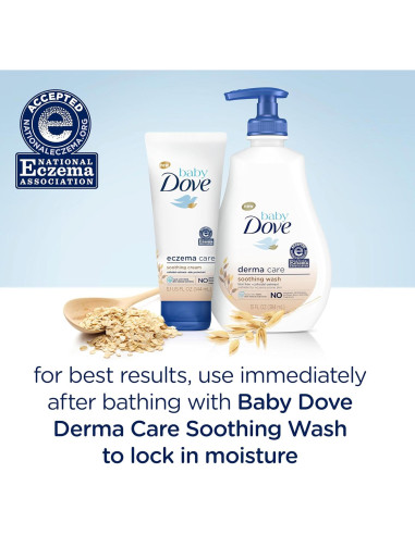Baby Dove Gel y Crema Suave para Bebés 2x369.5g y 145g Eczema