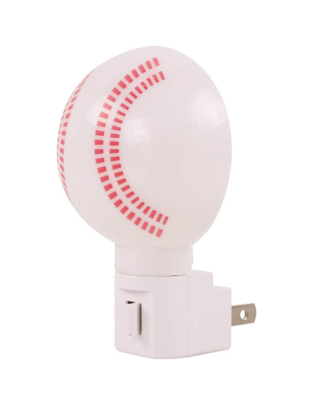 Luz Nocturna LED Omeet en Forma de Béisbol - Paquete de 2 Luz Nocturna LED Omeet en Forma de Béisbol - Paquete de 2