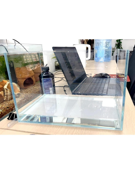 Acuario Nano Sin Borde 2.85 Galones Awxzom 30x17x20 cm Acuario Nano Sin Borde 2.85 Galones Awxzom 30x17x20 cm