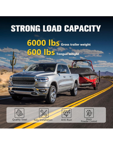 Enganche de Remolque Clase 3 BUNKER INDUST para Dodge Ram