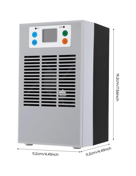 Enfriador de Agua para Acuario QUEWATSA STC-1209L 30L Silencioso Enfriador de Agua para Acuario QUEWATSA STC-1209L 30L Silencioso