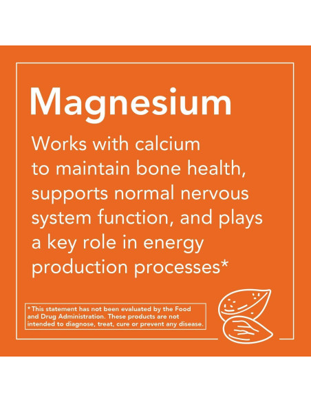 Suplemento de Magnesio Citrato NOW 200 mg 250 Tabletas Suplemento de Magnesio Citrato NOW 200 mg 250 Tabletas