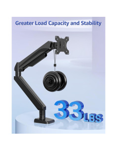 Soporte de Monitor MOUNTUP Ajustable 22-42" Negro 15 kg 2