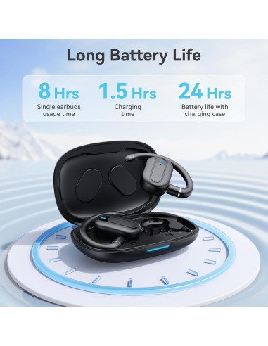 Auriculares Traductores Inalámbricos RUISJ F6 3-en-1 163 Idiomas