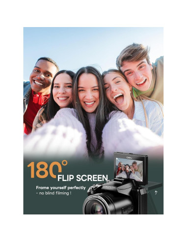 Cámara Digital NBDDIGITAL S205D 64MP 5K WiFi 16X Zoom