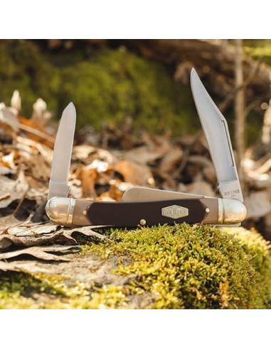 Cuchillo de Bolsillo Plegable Viejo Temporizador 858OT 3 Cuchillas