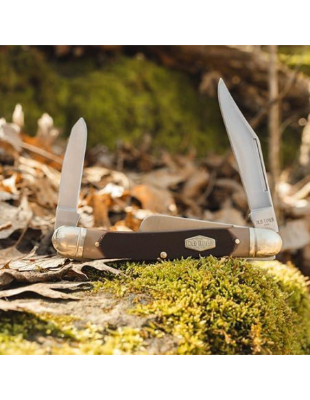 Cuchillo de Bolsillo Plegable Viejo Temporizador 858OT 3 Cuchillas Cuchillo de Bolsillo Plegable Viejo Temporizador 858OT 3 Cuchillas