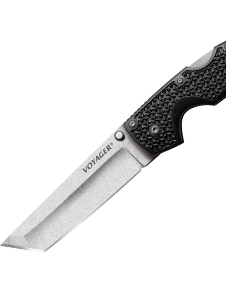 Cuchillo Plegable Cold Steel Voyager Grande Punta Tanto 10.16 cm Cuchillo Plegable Cold Steel Voyager Grande Punta Tanto 10.16 cm