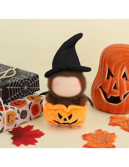Conjunto Ropa Muñeca Halloween Tinoaly 15-17cm Calabaza Conjunto Ropa Muñeca Halloween Tinoaly 15-17cm Calabaza
