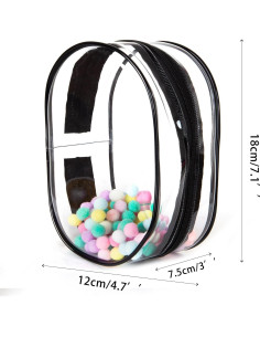 Bolsa de Exhibición Transparente CHICHO para Muñecas 11.9x18cm 2