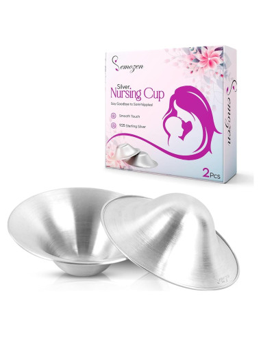 Copas de Lactancia de Plata 925 - Protectores de Pezón 18mm