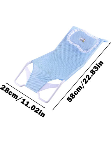 Soporte de Baño para Bebés GUANGLU Malla Transpirable 58x28cm