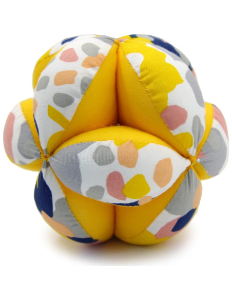 Pelota de Patear Algodón Kiddison Amarillo 119g Montessori Pelota de Patear Algodón Kiddison Amarillo 119g Montessori