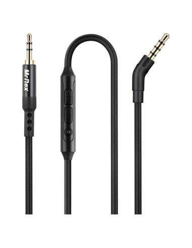 Cable de audio 2m Mr Rex 2.5mm a 3.5mm con micrófono