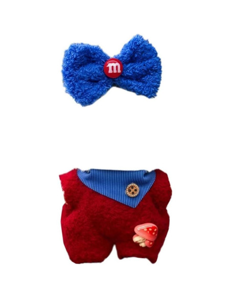 Conjunto de Ropa para Muñecas 17cm QUANZHOU Rojo y Azul Conjunto de Ropa para Muñecas 17cm QUANZHOU Rojo y Azul