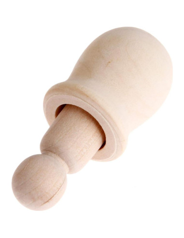 10 Muñecos de Madera sin Terminar Yetaha - Juguetes de Manualidades